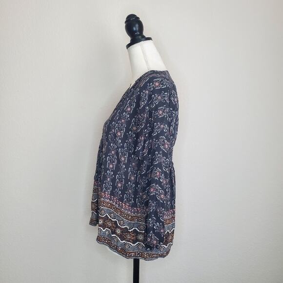 Madewell Boheme Silk Blouse XS - Picture 4 of 7